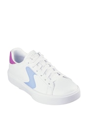 Skechers White blue Girls Eden Lx Feeling Fierce Trainers - Image 3 of 5