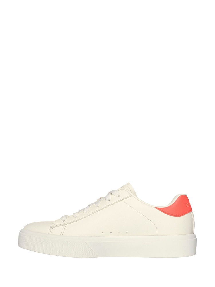Skechers White orange Girls Eden Lx Feeling Fierce Trainers - Image 2 of 5