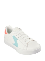 Skechers White orange Girls Eden Lx Feeling Fierce Trainers - Image 3 of 5