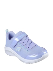 Skechers Purple Girls Sole Swifters Trainers - Image 3 of 6