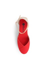 Pavers Red Smart Espadrilles - Image 4 of 5