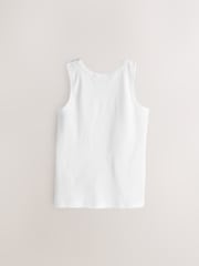 White Organic Cotton Vests 10 Pack (1.5-16yrs) - Image 3 of 4