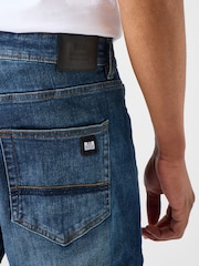 Weekend Offender Washed Vintage Straight Fit Jeans - Image 3 of 6
