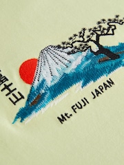 Modra/zelena japonka - Grafični kratek rokav; s kratkimi rokavi 100% Bombažna majica 2 Pakiranje (3-16leto) - Slika 3 iz 4