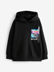 Black Graphic Hoodie (3-16yrs) - Image 1 of 3