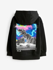 Black Graphic Hoodie (3-16yrs) - Image 2 of 3