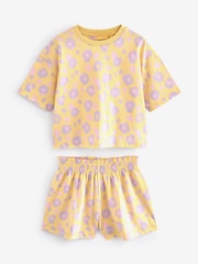 Pastel Leopard Print Short Pyjamas 3 Pack (3-16yrs) - Image 8 of 11