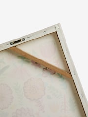 Lucy Tiffney Pink/Green Floral Canvas - Image 4 of 4