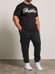 BadRhino Big & Tall Black Cargo Joggers - Image 1 of 6