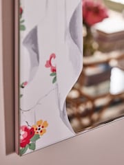 Cath Kidston Pink/White Curtain Printed Mirror - Image 4 of 4