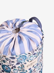 Cath Kidston Blue/White Floral Laundry Hamper - Image 6 of 6