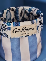 Cath Kidston Set of 2 Blue Floral Reversible Storage Bags - Image 2 of 4
