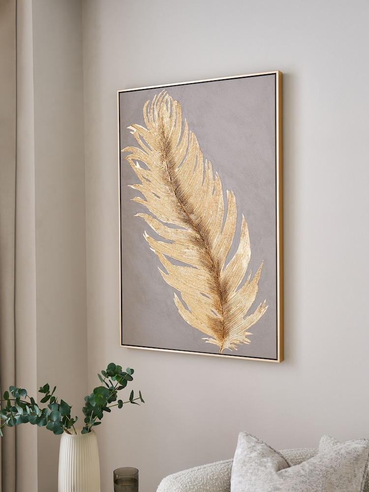 Lipsy Feather Wall Art - Image 1 of 4