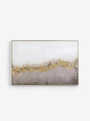 Lipsy Ombre Gold Foil Wall Art - Image 2 of 4