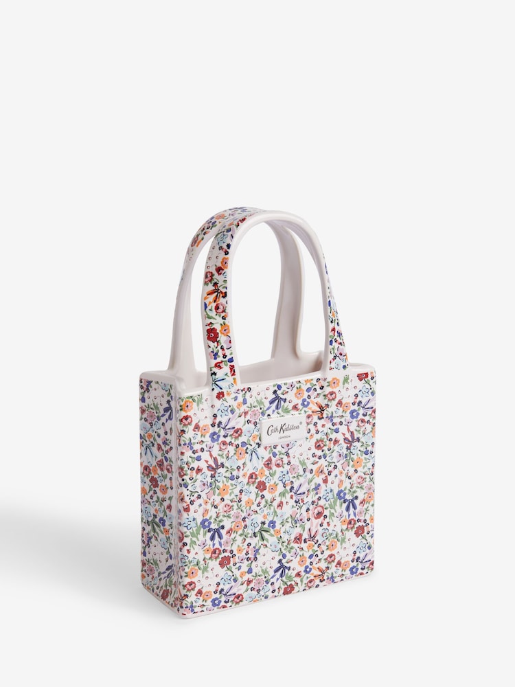 Cath Kidston Pink/Blue Floral Vase - Image 6 of 7