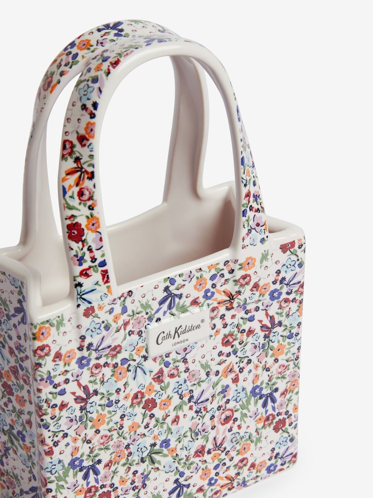Cath Kidston Pink/Blue Floral Vase - Image 7 of 7