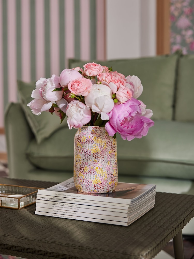 Cath Kidston Pink Medium Vase - Image 1 of 5