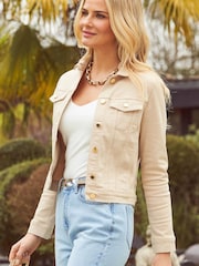 Sosandar Natural Denim Jacket - Image 4 of 5
