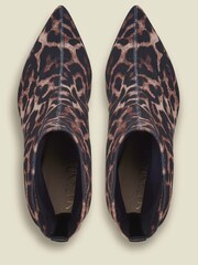 Sosandar Brown Ava Stretch Sock Boots - Image 5 of 5