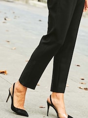 Sosandar Black Carmen Perspex Slingback Court Shoes - Image 4 of 5