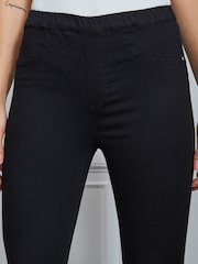 Sosandar Black Soft Touch Jeggings - Image 5 of 5