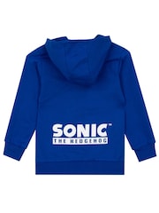 Character Blue 100% Cotton Sonic Hoodie - Image 3 of 5