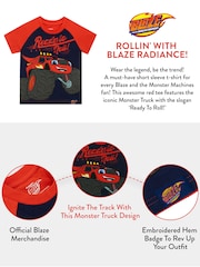 Character Blue 100% Cotton Blaze and The Monster Machines T-Shirt - Image 5 of 5