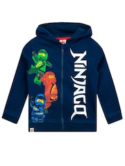 Character Blue 100% Cotton Lego Ninjago Hoodie - Image 1 of 5