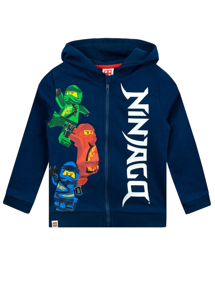Character Blue 100% Cotton Lego Ninjago Hoodie - Image 1 of 5