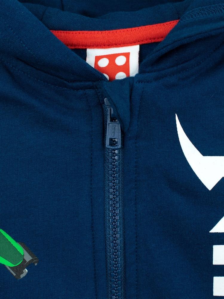 Character Blue 100% Cotton Lego Ninjago Hoodie - Image 4 of 5