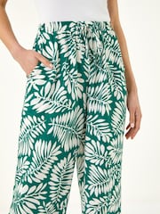 Roman Green Petite Cropped Trousers - Image 4 of 4