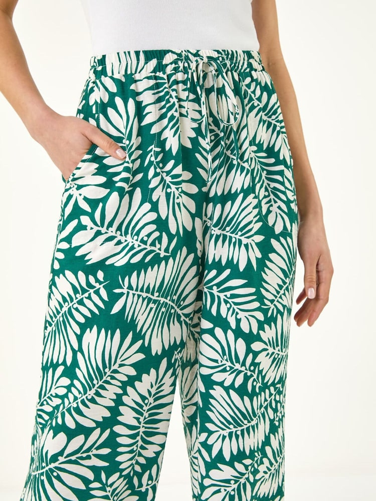 Roman Green Petite Cropped Trousers - Image 4 of 4 Roman Green Petite Cropped Trousers - Image 4 of 4