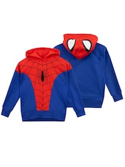 Character Red 100% Cotton Spiderman Hoodie - Image 1 of 5