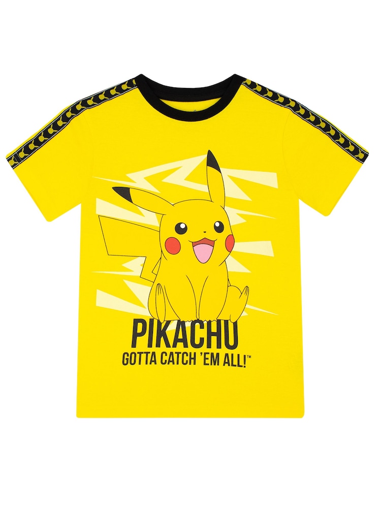 Character Yellow 100% Cotton Pokemon T-Shirt - Image 1 of 5