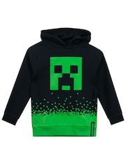 Character Black 100% Cotton Minecraft Hoodie - Image 1 of 5