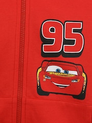 Character Red 100% Cotton Disney Cars Hoodie - Image 3 of 5
