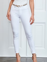 Sosandar White Tall Perfect Skinny Jeans - Image 3 of 5