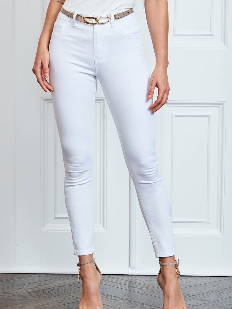 Witte basis - Sosandar - Perfecte skinny jeans voor lang postuur - Image 3 of 5