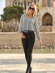 Sosandar Black Chrome Tall Perfect Skinny Jeans - Image 1 of 5
