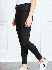 Sosandar Black Chrome Tall Perfect Skinny Jeans - Image 4 of 5