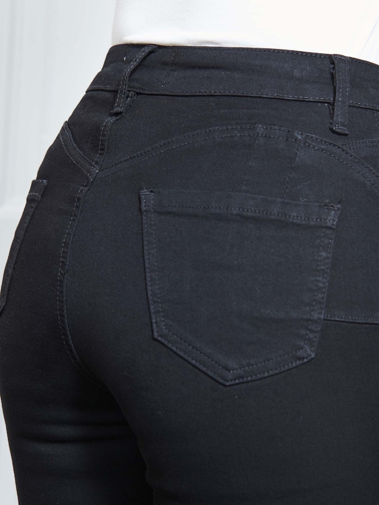 Sosandar Black Chrome Tall Perfect Skinny Jeans - Image 5 of 5