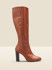 Sosandar Brown Knee High Boots - Image 2 of 4