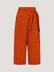 Monsoon Orange Sofia Poplin Trousers - Image 1 of 1