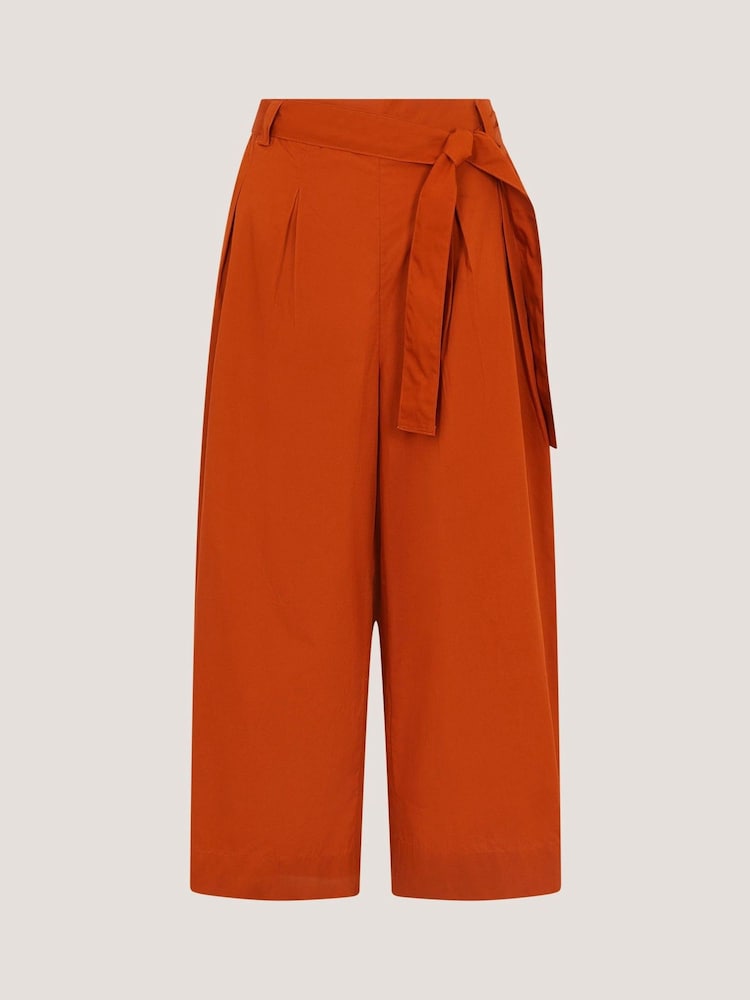 Monsoon Orange Sofia Poplin Trousers - Image 1 of 1