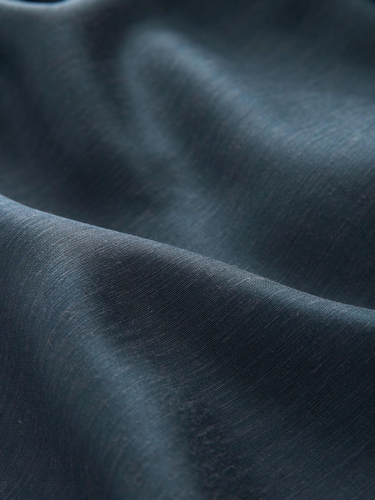 Navy Sleeveless Ruffle V-Neck Top - Image 6 of 6