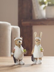 Natural Tennis Bertie and Rosie Ornaments Set of 2 - Image 2 of 5