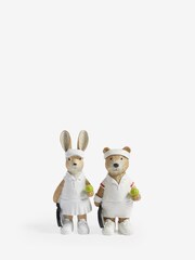 Natural Tennis Bertie and Rosie Ornaments Set of 2 - Image 3 of 5