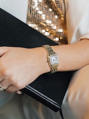 Sekonda Womens Monica 20mm Analogue Gold Tone Watch With Case And Alloy Bracelet With White Dial - Image 1 of 6