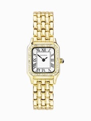 Sekonda Womens Monica 20mm Analogue Gold Tone Watch With Case And Alloy Bracelet With White Dial - Image 2 of 6