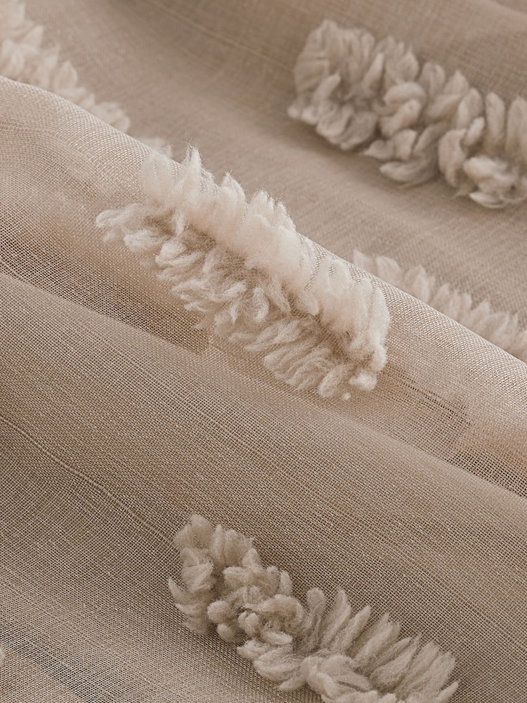 Nerzbraun - Strukturiertes, gerafftes Midi-Trägerkleid - Bild 8 von 8